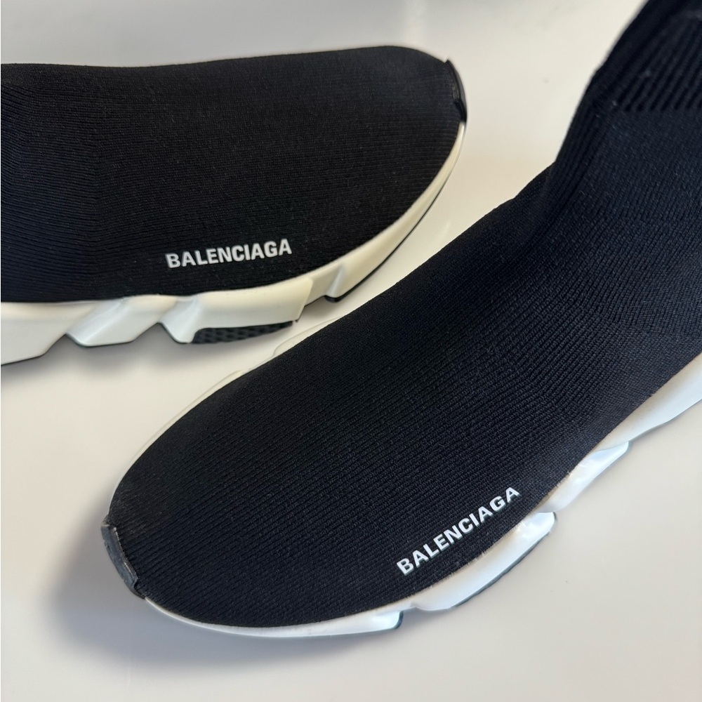 Black Sock Shoes - Picture 2 of 5